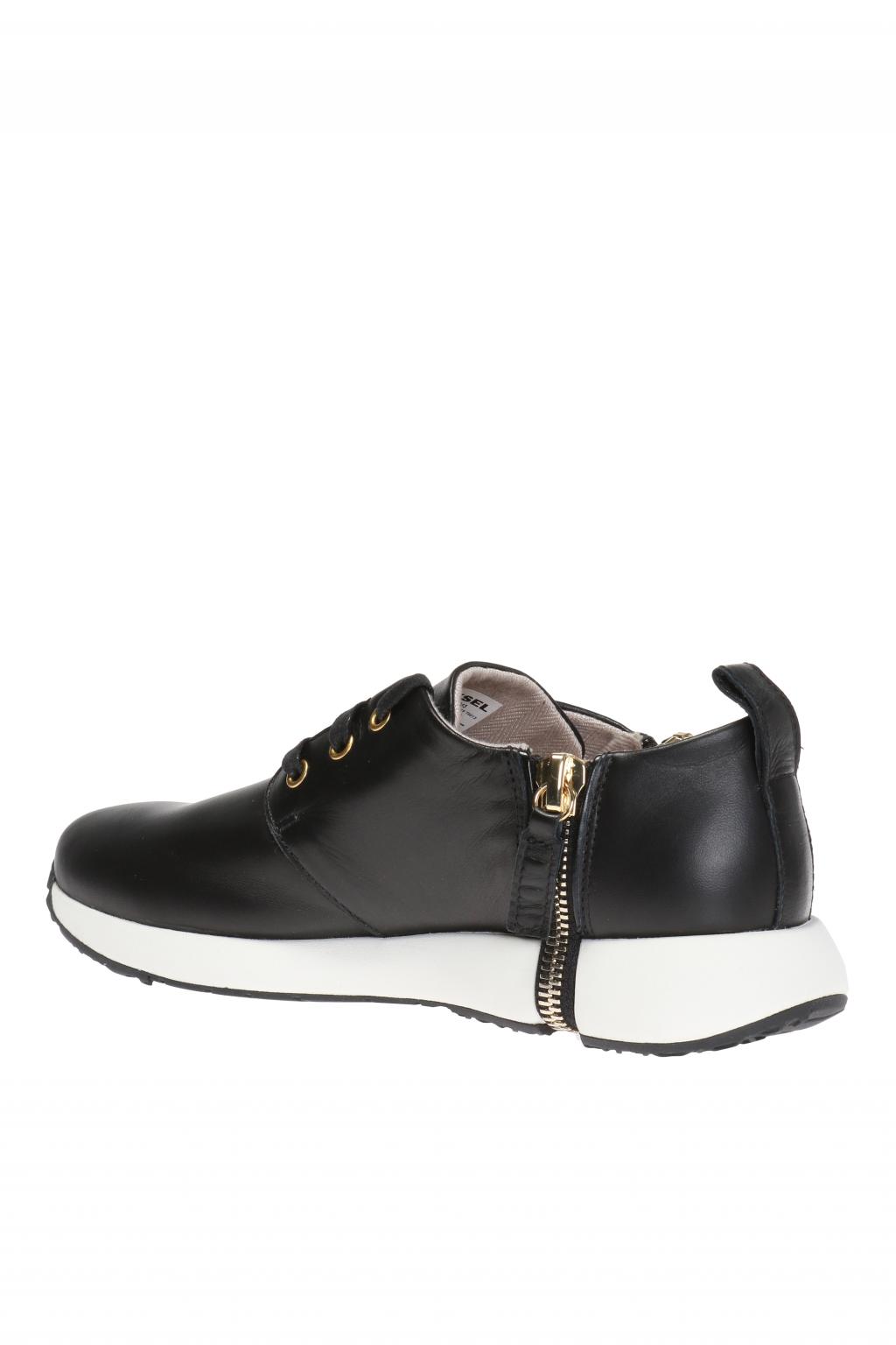 Diesel zip cheap round sneakers